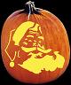 SANTA PUMPKIN CARVING PATTERN