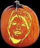 SPOOKMASTER SARAH PALIN PUMPKIN CARVING PATTERN