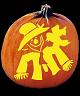 SCARECROW PUMPKIN CARVING PATTERN