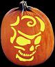 SKULLCAP PUMPKIN CARVING PATTERN