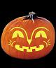 SMILEY PUMPKIN CARVING PATTERN