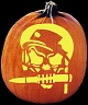 SOLDIER OF MISFORTUNE PUMPKIN CARVING PATTERN