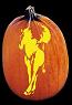 STALLION PUMPKIN CARVING PATTERN