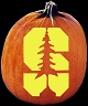 STANFORD CARDINAL PUMPKIN CARVING PATTERN