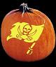 SPOOKMASTER NFL FOOTBALL TAMPA BAY BUCCANEERS PUMPKIN CARVING PATTERN