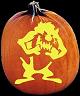 TAZ PUMPKIN CARVING PATTERN