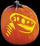 T-REX PUMPKIN CARVING PATTERN