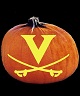 VIRGINIA CAVALIERS PUMPKIN CARVING PATTERN