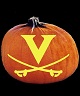 VIRGINIA CAVALIERS PUMPKIN CARVING PATTERN