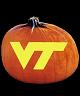 VIRGINIA TECH HOKIES PUMPKIN CARVING PATTERN