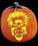 WEREWOLF PUMPKIN CARVING PATTERN