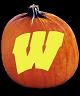 WISCONSIN BADGERS PUMPKIN CARVING PATTERN