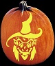 WITCHY WOMAN PUMPKIN CARVING PATTERN