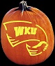 WESTERN KENTUCKY HILLTOPPERS PUMPKIN CARVING PATTERN