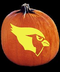 SPOOKMASTER NFL FOOTBALL ARIZONA CARDINALS PUMPKIN CARVING PATTERN