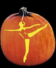 SPOOKMASTER BALLERINA PUMPKIN CARVING PATTERN