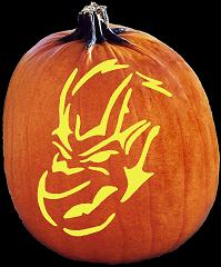 SpookMaster Brute Monster Pumpkin Carving Pattern