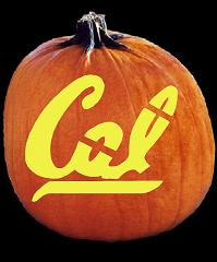 SPOOKMASTER CAL BEARS PUMPKIN CARVING PATTERN