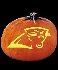 SPOOKMASTER NFL FOOTBALL CAROLINA PANTHERS PUMPKIN CARVING PATTERN