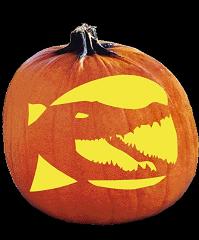 SPOOKMASTER CROCODILE PUMPKIN CARVING PATTERN