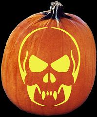 SpookMaster Dead Man Walking Pumpkin Carving Pattern