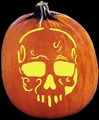 SpookMaster Dearly Departed Pumpkin Carving Pattern