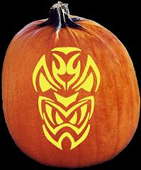 SpookMaster Diablo Demon Pumpkin Carving Pattern
