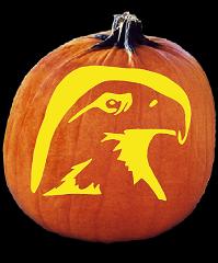 SPOOKMASTER EAGLE PUMPKIN CARVING PATTERN