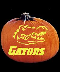 SpookMaster Florida Gators College Football Team Pumpkin Carving Pattern