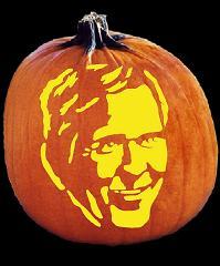 SPOOKMASTER GEORGE W BUSH PUMPKIN CARVING PATTERN