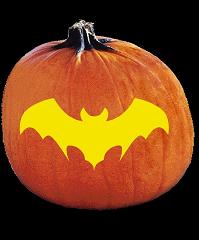 SPOOKMASTER BAT PUMPKIN CARVING PATTERN