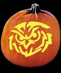 SPOOKMASTER HOOTER PUMPKIN CARVING PATTERN