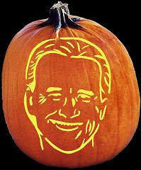 SpookMaster Joe Biden (Barack Obama and Joe Biden) Pumpkin Carving Pattern