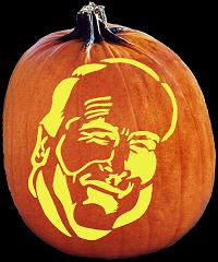 SpookMaster John McCain Presidential Candidate Pumpkin Carving Pattern