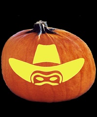 SPOOKMASTER LONE RANGER PUMPKIN CARVING PATTERN