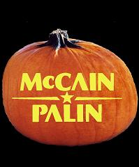 SpookMaster McCain-Palin (John McCain and Sarah Palin) Pumpkin Carving Pattern