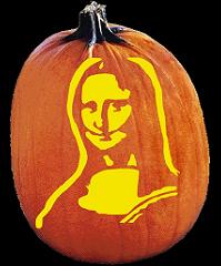 SPOOKMASTER MONA LISA PUMPKIN CARVING PATTERN