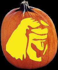 SPOOKMASTER NATIVE AMERICAN INDIAN PUMPKIN CARVING PATTERN