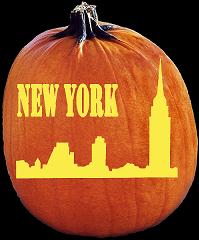 SPOOKMASTER NEW YORK PUMPKIN CARVING PATTERN