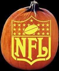 SPOOKMASTER NFL LOGO PUMPKIN CARVING PATTERN