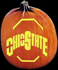 SpookMaster Ohio State Buckeyes College Football Team Pumpkin Carving Pattern