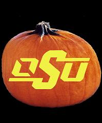 SpookMaster Oklahoma State Cowboys College Football Team Pumpkin Carving Pattern
