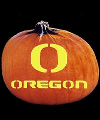 SPOOKMASTER OREGON DUCKS PUMPKIN CARVING PATTERN