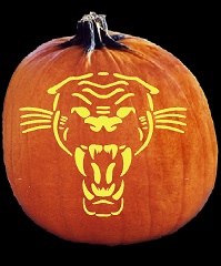 SPOOKMASTER PANTHER PUMPKIN CARVING PATTERN