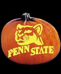 SpookMaster Penn State Nittany Lions College Football Team Pumpkin Carving Pattern