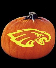 SPOOKMASTER NFL FOOTBALL PHILADEPHIA EAGLES PUMPKIN CARVING PATTERN