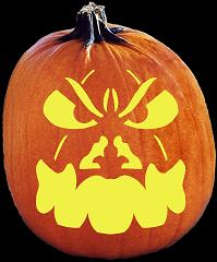 SpookMaster Punkinhead Pumpkin Carving Pattern