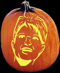 SpookMaster Sarah Palin (John McCain and Sarah Palin) Pumpkin Carving Pattern