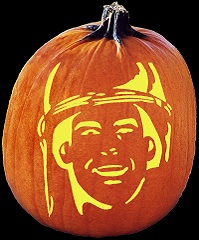 SPOOKMASTER SOLDIER PUMPKIN CARVING PATTERN