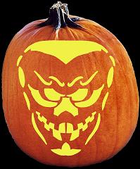 SPOOKMASTER SORCERER PUMPKIN CARVING PATTERN